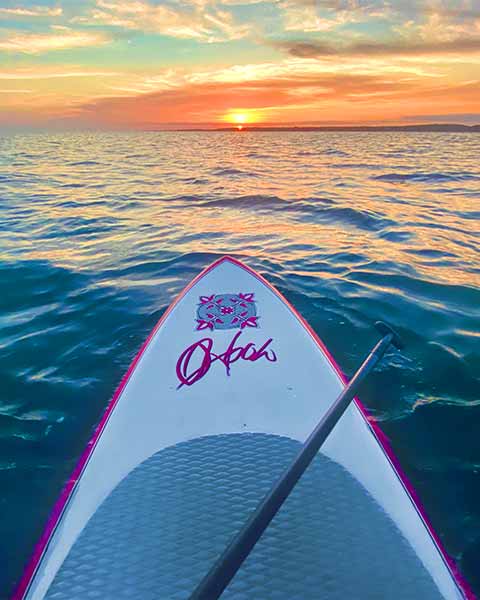 Stan up paddle board on Cape Cod